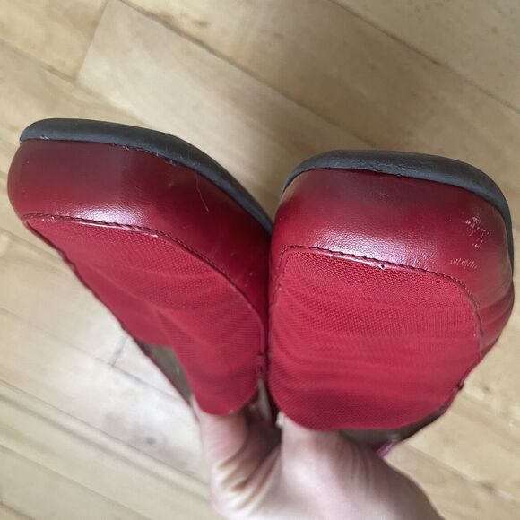 Vintage‎ Talbots Red Womens Loafers Size 5.5 - Picture 3 of 10